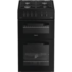 Cookers Hotpoint HTG5GCB 50cm Gas Cooker Black