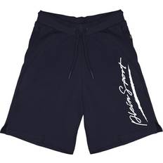 Philipp Plein Men Trousers & Shorts Philipp Plein Sport Large Signature Logo Shorts - Black