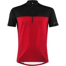 Löffler Bike Shirt Half-Zip Glow Cykeljersey - Rød