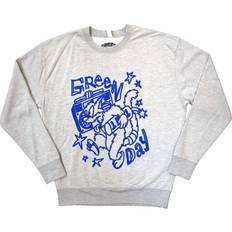 Flare Jumpers Green Day Cat Blaster Unisex Adult Sweatshirt -