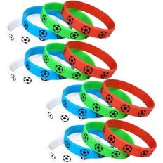 Wristbands HKHBJS Football Silicone Sports Bracelets 16pcs