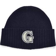 Gant Mössor Gant G Badge Beanie - Marinblå
