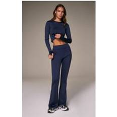 Blue - Yoga Trousers & Shorts PrettyLittleThing Ultimate Yoga Pant - Midnight Blue