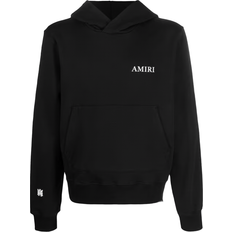 Amiri Sweatere Amiri Puff Logo Bomuld Hoodie - Sort