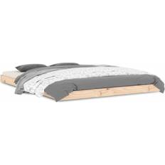 vidaXL 823469 Bed Frame without Mattress Natural Sängram 139x193.5cm