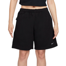 Nike Men's Solo Swoosh Fleece Shorts - Black/White