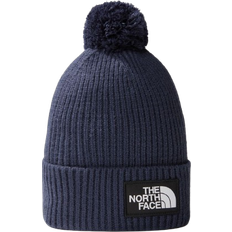 Men - Skiing Beanies The North Face Logo Box Pom Beanie - Summit Navy