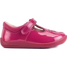 Patent Leather First Steps Children's Shoes Start-rite Puzzle T-Bar Patent - Ruby Red Glitter