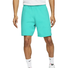 Solo swoosh Nike Men's Solo Swoosh Fleece Shorts - Washed Teal/White