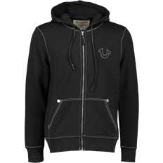 True Religion Tröjor True Religion Big T Zip Hoodie - Black