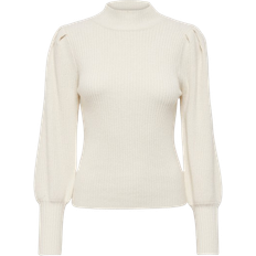 Only Katia Knitted Pullover - White/Whitecap Gray
