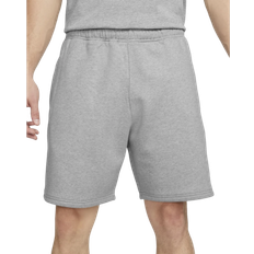 Nike Men's Solo Swoosh Fleece Shorts - Dark Grey Heather