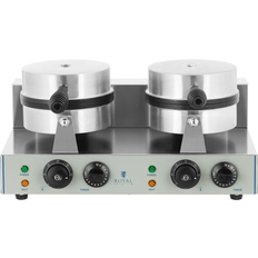 Piastre per cialde Royal Catering RCWM-2600-R