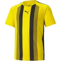 Puma Team Liga Striped Youth Football Jersey - Cyber Yellow/Black (704927-07)
