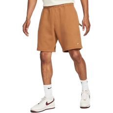 Nike Men's Solo Swoosh Fleece Shorts - Ale Brown/White