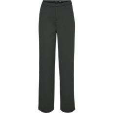 Vero Moda Zamira Mid Waist Trousers - Grey/Peat