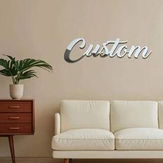 Acrylic Wall Decor Shein Personalized Acrylic Name Plate Mirror Wall Decor