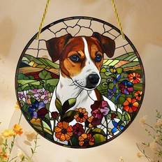Acrylic Christmas Tree Ornaments Shein Charming Jack Russell Terrier 2D Christmas Tree Ornament