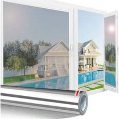 Silver Self-adhesive Decorations Shein One Way Privacy For Glass Window Film