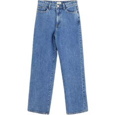 Lindex Wide Hanna Cropped Jeans - Denim Blue