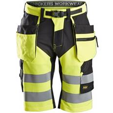 Snickers Workwear 6933 High-Vis Shorts+ Holster Pockets Class 1 - Yellow\Black