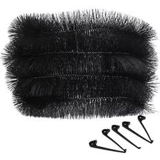 Roof Equipment NOVECRAFTO Black Pack of Gutter Brush with Guttering Leaf 24m