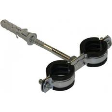 Pipe Clips Anti Vibration Double Metal Pipe Clips 20-24mm