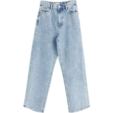 Lindex Wide Hanna Cropped Jeans - Light Denim