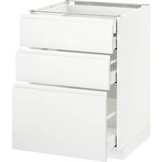 IKEA Bänksk 3 Frnt 2 Låg 1 MD 1 Hög Låda - Vit