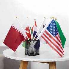 Flags & Accessories Shein 32 Countries Handheld Mini Flag Runner
