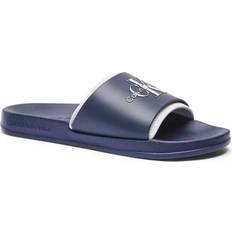 Neopren Slides Calvin Klein Jeans Tvåfärgad Logomule Slip-On Stil