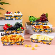 Popcorn Box Shein Lemon Daisy Food Boxes 10 25pcs