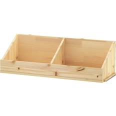IKEA Trä Hyllsystem IKEA Ivar Lådhyllplan Med Avdelare Furu 83x30x25 cm Hyllsystem