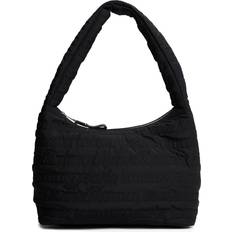 Sort Bucket Bags Tommy Hilfiger Skuldertaske Logo Quilted Hobo Bag - Sort