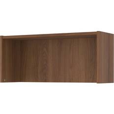 IKEA Bruna Bokhyllor IKEA Billy Överhylla Brun Valnötsmönstrad 80x28x35 cm Bokhylla