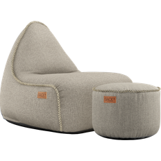 SACKit Møbler SACKit Cobana Lounge Chair Med Puf Kirra Sand Sækkestol