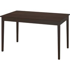 IKEA Bruna Skrivbord IKEA Näsinge Bord Mörkbrun Laserad Bokfaner 130x80 cm Skrivbord