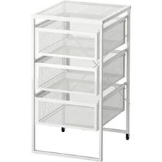 IKEA Lennart Hurts Med Lådor Vit Förvaringsskåp