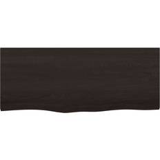 Oaks Wall Shelves vidaXL 363805 Dark Brown Wall Shelf 100cm