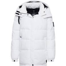 Superdry Expedition Cocoon Padded Coat - White