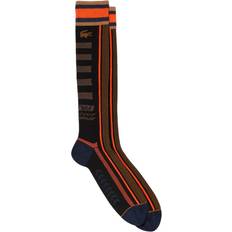 Lacoste Orange Underwear Lacoste Unisex Adult French Made Socks - Black/Orange
