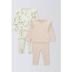 Green Pyjamases John Lewis Baby Woodland Pyjamas Pack of 2 - Green