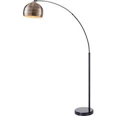 Arc lamp Teamson Home Arquer Arc Antique Brass Floor Lamp 170cm