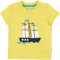 Baby Avery Organic Cotton Applique T-Shirt - Welly Yellow