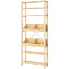 IKEA Ivar Hylla Med 2 Lådhyllplan Furu Hyllsystem