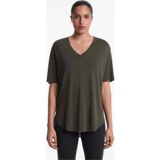 Cashmere T-shirts Oysho Short Sleeved T-Shirt With Modal - Anthracite/Grey
