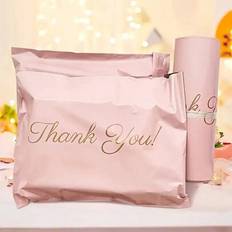 Pink Gift Bags Shein 10pcs Pink Thank You Seal Gift Bags