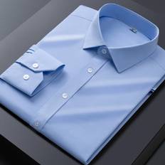 Temu Business Casual Dress Shirt Long Sleeve - Brown