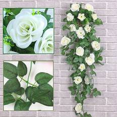 Rose Vines Flower Wall Hanging Artificial Plant