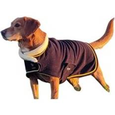 Royal Occasion Fleece Dog Coat Black XS